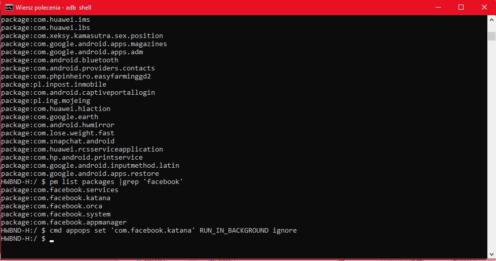 adb shell