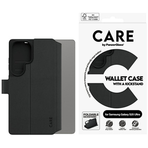 Etui CARE by PanzerGlass Feature Wallet Kickstand do Samsung Galaxy S25 Ultra czarny