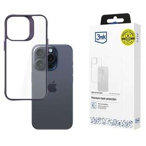 3MK Satin Armor+ Case iPhone 15 Pro Max fioletowy/purple