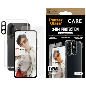 Zestaw ochronny CARE by PanzerGlass Flagship 3w1 Etui+Szkło+Lens do Samsung Galaxy A36 5G