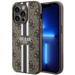Etui Guess GUHMP14XP4RPSW iPhone 14 Pro Max 6.7" brązowy/brown hardcase 4G Printed Stripes MagSafe Case