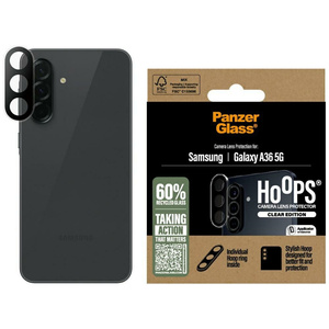 Szkło hartowane na obiektyw PanzerGlass Hoops Lens Protector do Samsung Galaxy A36 5G przezroczysty