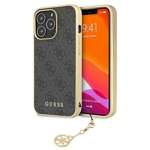 Etui GUESS Apple iPhone 13 Pro Max 4G Charms Collection Szary Hardcase