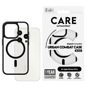CARE by PanzerGlass Urban Combat Case iPhone 15 Pro 6,1" MagSafe czarny/black 1426