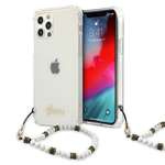 Etui GUESS Apple iPhone 12 12 Pro White Pearl Bezbarwny Hardcase