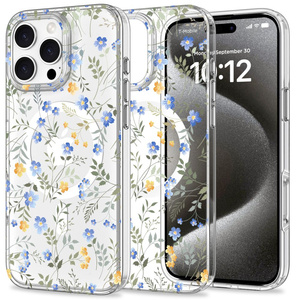 ETUI TECH-PROTECT MAGMOOD MAGSAFE IPHONE 16 PRO MAX SPRING FLOWERS
