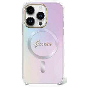 Etui Guess GUHMP15LHITSU iPhone 15 Pro 6.1" fioletowy/purple hardcase IML Iridescent MagSafe Case