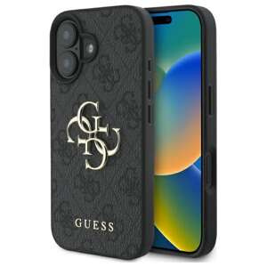 Etui Guess iPhone 16 Plus czarny/black hardcase 4G Big Logo